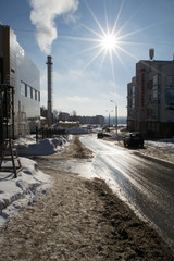 Snow Industry Street .