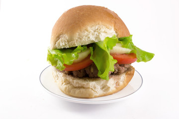 Homemade Burger.