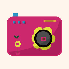 camera theme elements vector,eps
