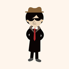 mafia theme elements vector,eps