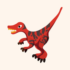 dinosaur cartoon theme elements vector,eps