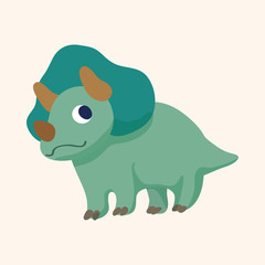 dinosaur cartoon theme elements vector,eps