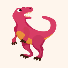 dinosaur cartoon theme elements vector,eps