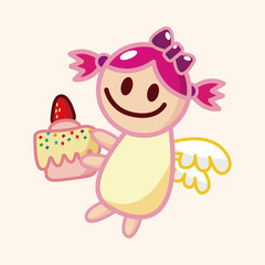 angel theme elements vector,eps