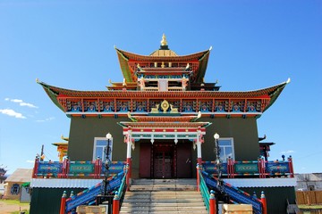Obraz premium Buddhist Temple Datsan, Ivolginsk, Russia