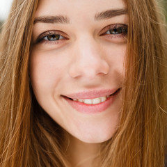 Young girl with a beautiful smile