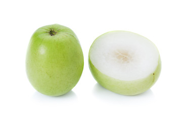 Green Monkey apple or jujubes in basket