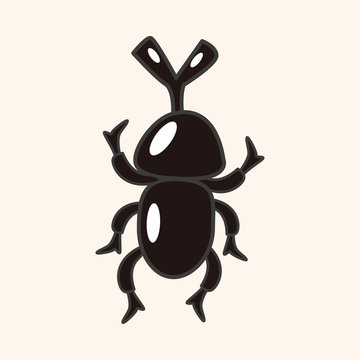bug cartoon elements vector,eps