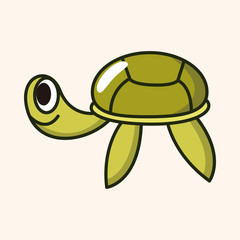 animal turtle theme elements