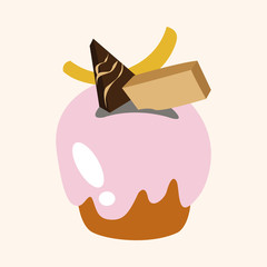 decorating cake theme elements