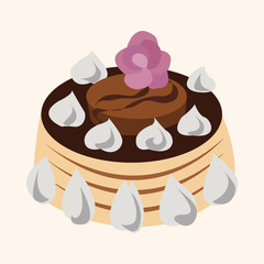 decorating cake theme elements