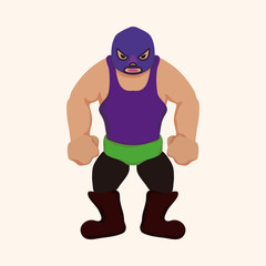 Wrestler theme elements