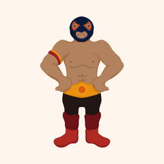 Wrestler theme elements