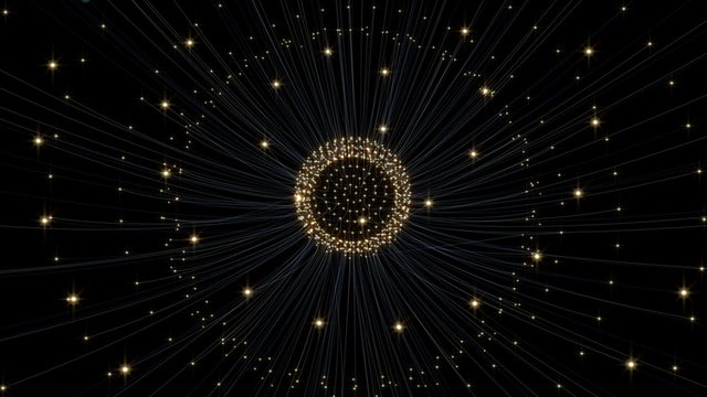 Beautiful abstract trip animation