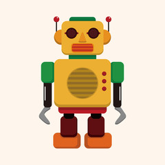 robot theme elements