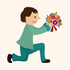 wedding couple theme elements vector,eps