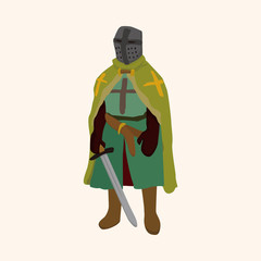 knight theme elements vector,eps