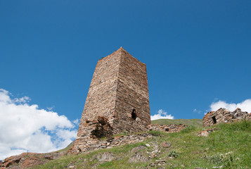 Naklejka premium Abandoned village