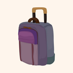 travel bag theme elements
