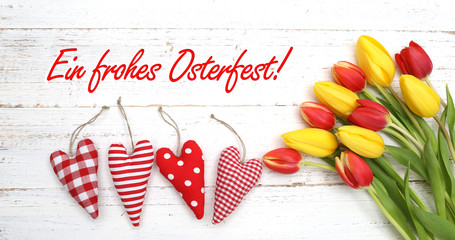 Fototapeta premium Ein frohes Osterfest