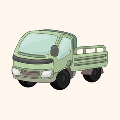 truck theme elements vector,eps
