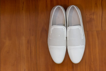 Male dress shoes, elegance wedding groom boots called derby shoe