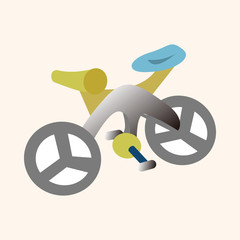 transportation bike theme elements vector,eps