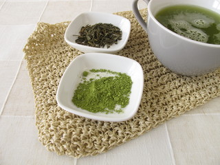 Sencha Grüntee mit Matcha