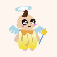 angel theme elements vector,eps