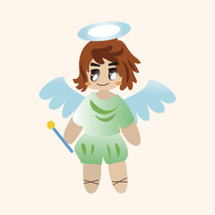 angel theme elements vector,eps