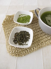 Sencha Grüntee mit Matcha