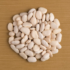 Circle of white beans