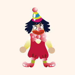 clowns theme elements vector,eps