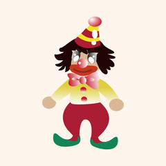 clowns theme elements vector,eps