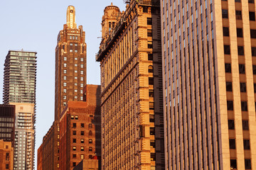 Chicago architecture at sunset © Henryk Sadura