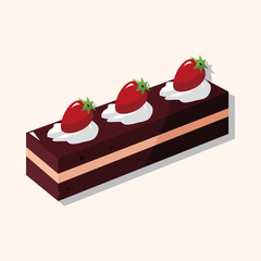 decorating cake theme elements vector,eps10