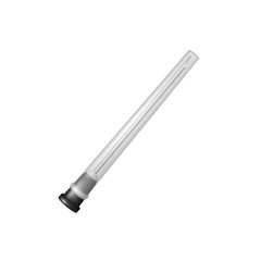 Injection needle in plastic cover