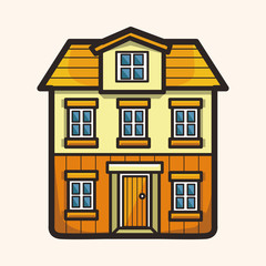 Building theme elements vector,eps