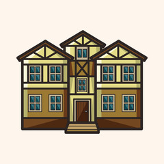 Building theme elements vector,eps