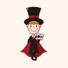 magician theme elements vector,eps