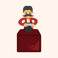 magician theme elements vector,eps