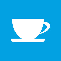 Cup white icon
