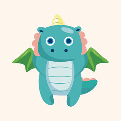 dragon theme elements vector,eps