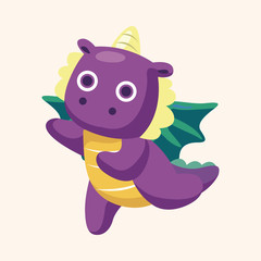 dragon theme elements vector,eps