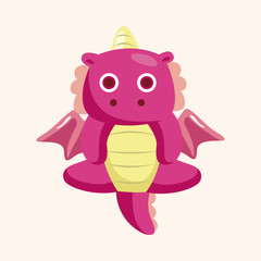 Obraz premium dragon theme elements vector,eps