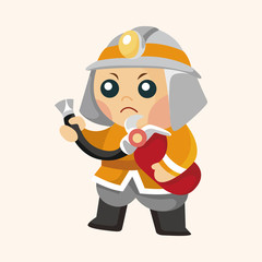 fireman theme elements