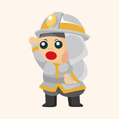 fireman theme elements