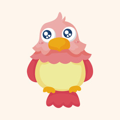 bird cartoon theme elements