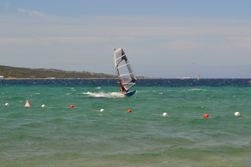 Windsurf, Baia dei Gabbiani, Sardegna