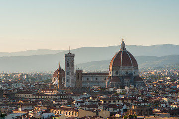Fototapeta na wymiar Cathédrale Santa Maria del Fiore à Florence en Italie